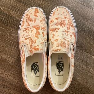 Vans Slip-On Western/Desert - Cream and Orange